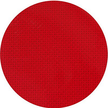 Канва для вышивания крупная №854 (960) (10смх44кл) шир.150 см цв.красный уп.5м