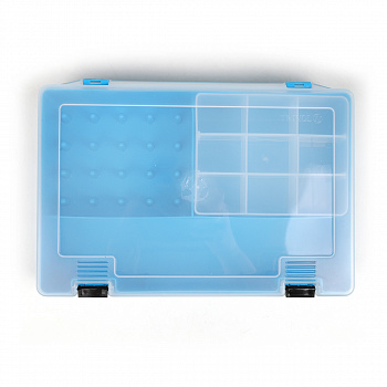 Коробка для мелочей арт.T-05-05-08 пластик в ассортименте (27,4х18,8х6,5см) 20 катушкодержателей для ниток
