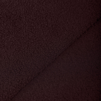 Ткань флис 2-х ст. TBY-0059-088.27 190 г/м² 100% ПЭ шир.150см  цв.S088 коричневый рул.25кг