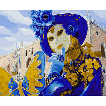 Картины по номерам Molly арт.KHN0013 Венецианский фестиваль 40х50 см