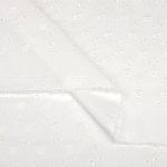 Ткань шитье TBY-958-01 100г/м² 100% хлопок  шир.150(138)см  цв.белый