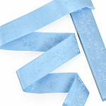 Лента (тесьма) жаккардовая арт.VB.620387 шир. 38мм цв.голубой уп.10 м