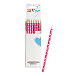 610851 PRYM Love Маркировочный карандаш, следы удаляются при помощи воды, белая маркировка, ярко-розовый