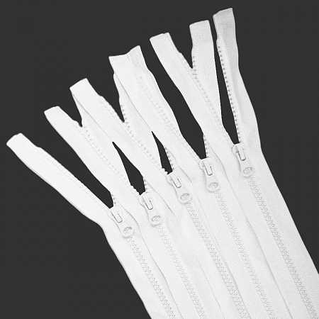 Молния Mzip трактор №5 1 замок усил.зв., 90см, цв.F101 белый уп.50шт