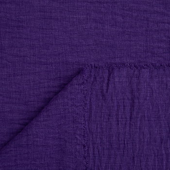 Ткань Лен Киви 175 г/м² 100% полиэстер шир.148 см арт.Р.94154.17 фиолетовый рул.35м (±5м)