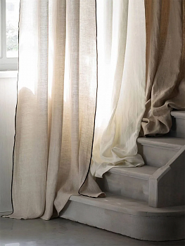 Ткань Лен, арт.TBY-DJ-15, 140г/м², 30% лен 70% хлопок, шир.150см, рул.20м