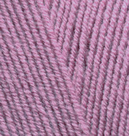 Пряжа для вязания Ализе LanaGold Fine (49% шерсть, 51% акрил) 5х100г/390м цв.028 роза