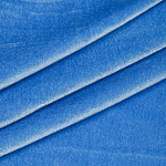 Ткань Бархат гладкий 240 г/м² 95% пэ, 5% спандекс шир.150 см арт.С.2103.03 цв.голубой рул.35м