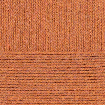 Пряжа для вязания ПЕХ Носочная (50% шерсть, 50% акрил) 10х100г/200м цв.030 св.терракот