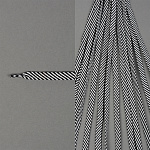 Шнурки плоские 9 мм 7с859 длина 100 см, компл.2шт, цв.белый с черным узкие полоски