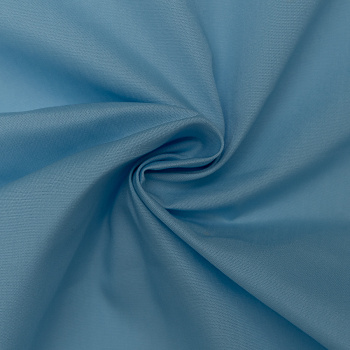 Ткань рубашечная 115 г кв.м 65% полиэстер, 35% хлопок шир.150 см арт.Р.32693.16 цв.16 голубой уп.25м