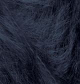 Пряжа для вязания Ализе Mohair classic (25% мохер, 24% шерсть, 51% акрил) 5х100г/200м цв.395 т.синий