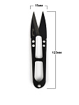 Maxwell Black ножницы перекусы 125мм S112 уп.3шт