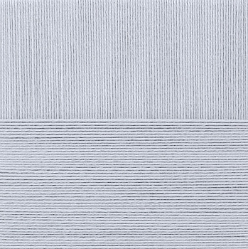 Пряжа для вязания ПЕХ Лаконичная (50% хлопок, 50% акрил) 5х100г/212м цв.008 св.серый