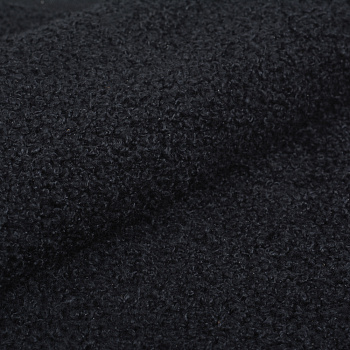 Ткань МЕХ трикотажный TBY-280-5, 280 г/м², шир.165см, цв.черный, рул.20м