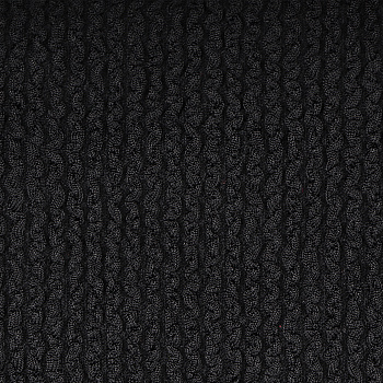 Ткань трикот. Бифлекс жатка арт.TBY-JB-08 490г/м² 92% ПЭ 8% спандекс шир.80см цв.8 черный уп.1,5м