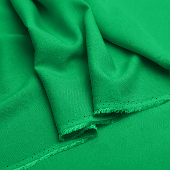 Ткань Штапель  TBY Vi-30-10 плот 110г/м2 100% вискоза шир. 145 см цв.10 яр.зеленый уп.2м