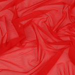 Сетка эластичная KRUZHEVO арт.TBY.068 80г/м² ш.160см цв.100 красный уп.3м