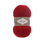 Пряжа для вязания Ализе Alpaca Royal (30% альпака, 15% шерсть, 55% акрил) 5х100г/280м цв.056 красный