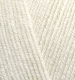 Пряжа для вязания Ализе LanaGold Fine (49% шерсть, 51% акрил) 5х100г/390м цв.001 кремовый