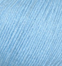Пряжа для вязания Ализе Baby Wool (20% бамбук, 40% шерсть, 40% акрил) 10х50г/175м цв.350 св.голубой