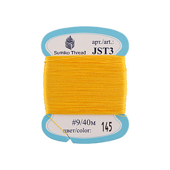 Нитки для вышивания SumikoThread JST3 9 100% шелк 40 м цв.145 желтый