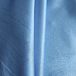 Ткань Креп сатин 130 г/м² 100% полиэстер шир.115 см арт.Р.14908.09 цв.09 голубой рул.25м (±5м)