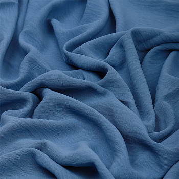 Ткань Лен искусственный Манго 160 г/м² 100% пэ TBY.Mg.09 цв.голубой рул.25м