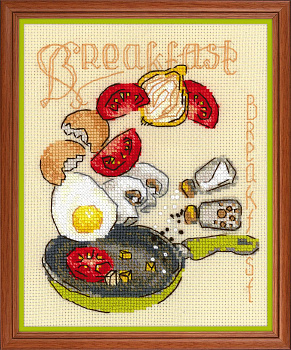 Набор для вышивания РИОЛИС арт.1684 Завтрак 15х18 см