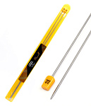 Спицы для вязания прямые Maxwell Gold, металл арт.35-20 2,0 мм /35 см (2 шт)