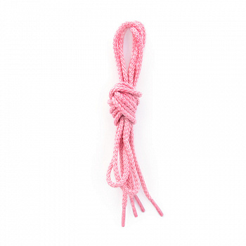 Шнурки круглые 3 мм ШО-6 длина 80 см, компл.2шт, цв.розовый