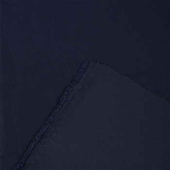 Ткань шелк Армани 90г/м² 97% ПЭ 3% Спандекс шир.150см арт.TBYArm-142 цв.142 т.синий уп.2м