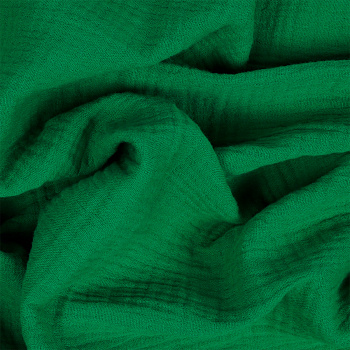 Ткань Муслин 125 г/м² 100% хлопок шир.130 см арт.TBY.Mus.24723.22 цв.22 зеленый уп.2м