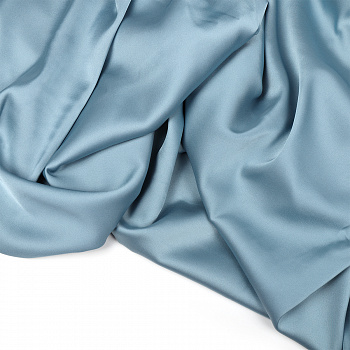 Ткань шелк Армани 90г/м² 97% ПЭ 3% Спандекс шир.150см арт.АШ2406.13 цв.13 грязно-голубой уп.5м
