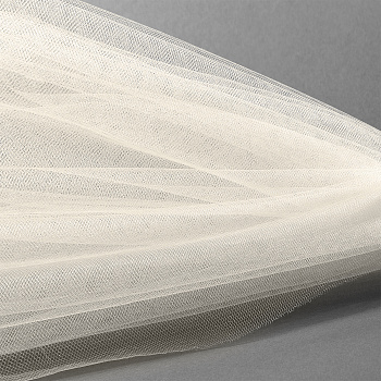 Фатин Кристалл средней жесткости блестящий арт.K.TRM шир.300см, 100% полиэстер цв. 04 К уп.50м - молочный