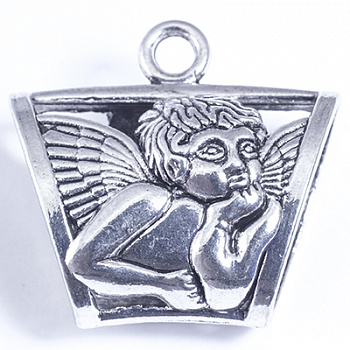 Бейл филигранный арт.МБ.УТ29236 35~40x35~39x16~20мм цв.античное серебро