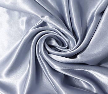 Ткань атлас стрейч 95 г/м² 97% полиэстер, 3% спандекс шир.150 см арт.Р.11306.05 цв.05 серый уп.25м (±5м)