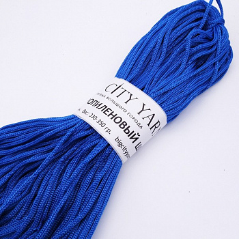 Шнур для вязания BigCityYarn Ø5мм цв.синий (±100м)