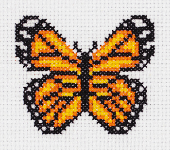 Набор для вышивания KLART арт. 8-430 Маленькая бабочка 9,5х9 см