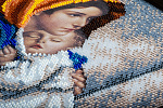 Набор для вышивания бисером КРОШЕ арт. В-191 Мадонна улиц 20x27 см