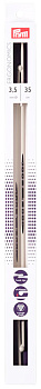 190353 PRYM Спицы прямые для вязания Prym ergonomics 35см 3,5мм high-tech полимер уп.2шт