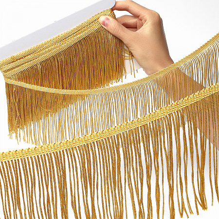 Бахрома отделочная TBY 15 см цв.золото уп.4,5м