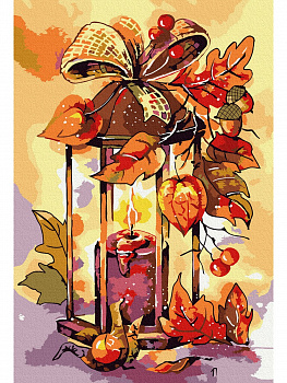 Набор юного художника Molly арт.KH1039 Осенний фонарь 20х30 см
