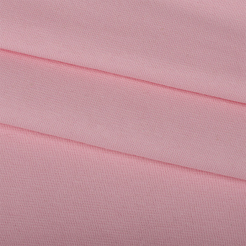 Ткань трикотаж Кулирка с лайкрой 175г опененд 100+100см розовое безе 13-2804 уп.6м