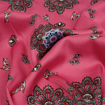 Ткань шелк Армани креп 90 г/м² 97% полиэстер, 3% лайкра шир.148 см арт.T.0262.6 цв.06 розовый рул.25м