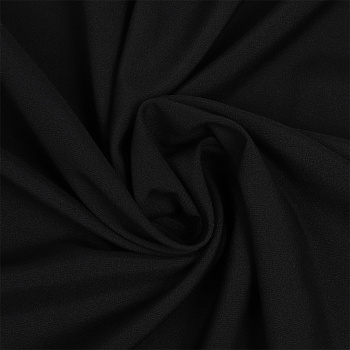Ткань подкладочная Таффета эластичная НАРЕЗКА IdealTex черный 62г/м² уп.10м