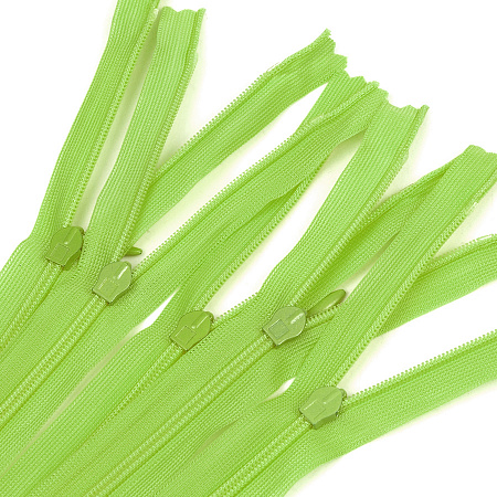 Молния Mzip пласт. потайная №3 50см н/р цв.F234 фисташковый уп.50шт