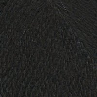Пряжа для вязания ТРО Подмосковная (50% шерсть, 50% акрил) 10х100г/250м цв.0140 черный