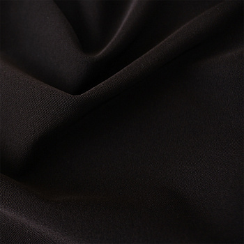 Ткань Пикачо 250г/м2 95% полиэстр 5%эластан шир.150см арт.Л-41001-999 цв.черный рул.20-46м