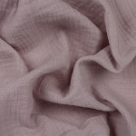 Ткань Муслин 125 г/м² 100% хлопок шир.130 см арт.TBY.Mus.24723.33 цв.33 пудро-розовый уп.5м